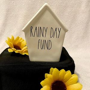 Authentic RAE DUNN “Rainy Day Fund” Money Bank